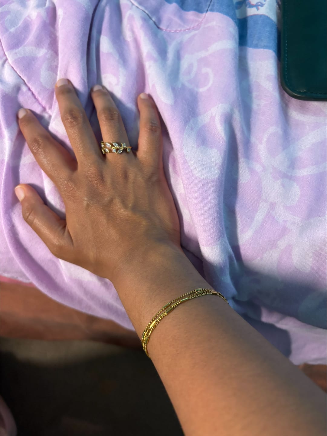Customer photo review of Sabina Triple Layered Bracelet