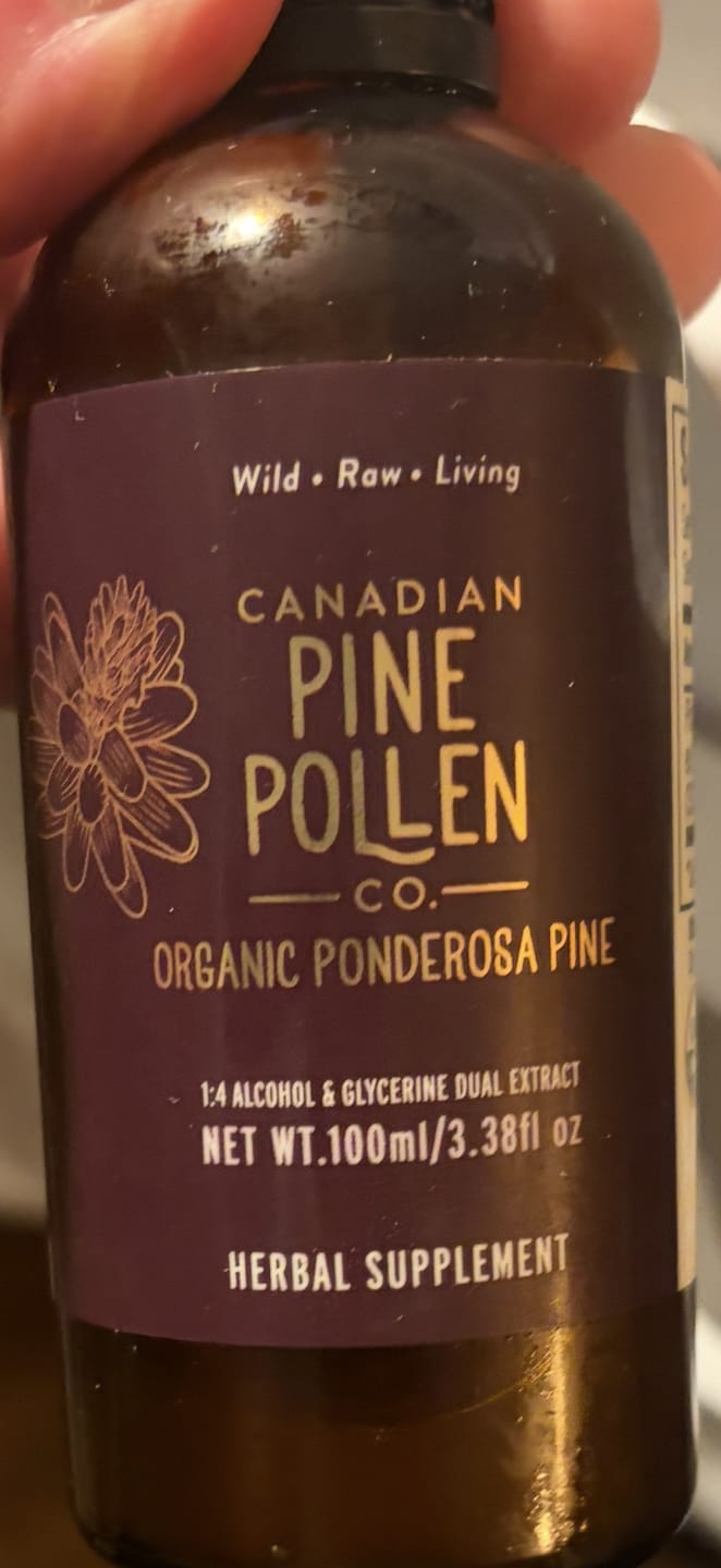 Customer photo review of Wild Ponderosa Pine Pollen Powder -  Certified Organic (70g-2.5oz)