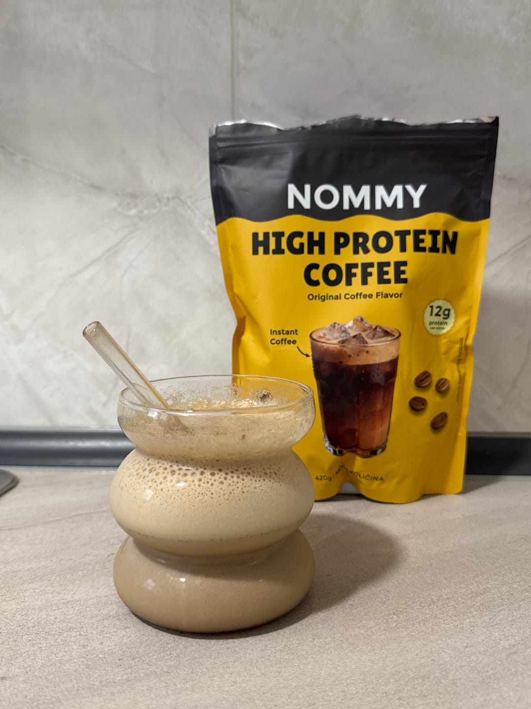 Customer photo review of Nommy™ - High Protein Coffee
