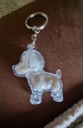 Customer photo review of Llavero Recuerdo de tu Mascota