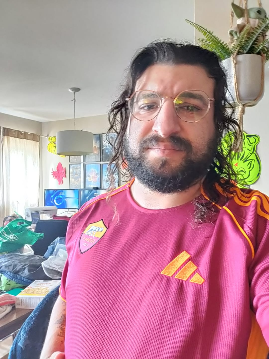 Customer photo review of AS Roma 2025/26 Home Jersey