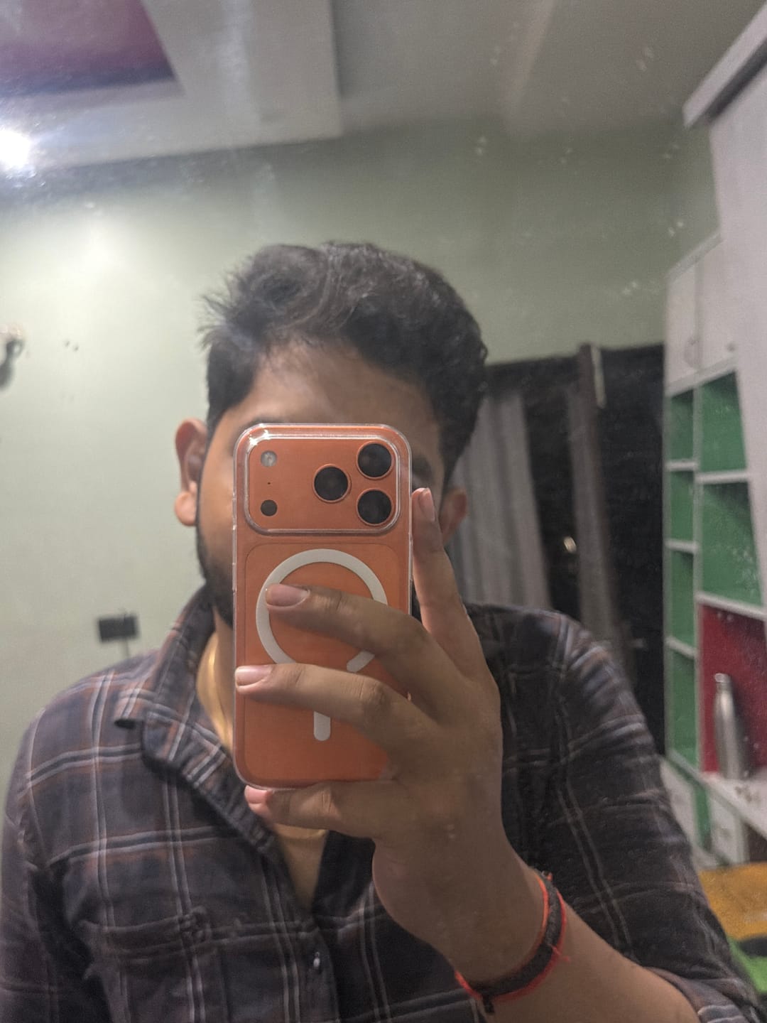 Customer photo review of Anti-Yellow Magsafe Clear Case