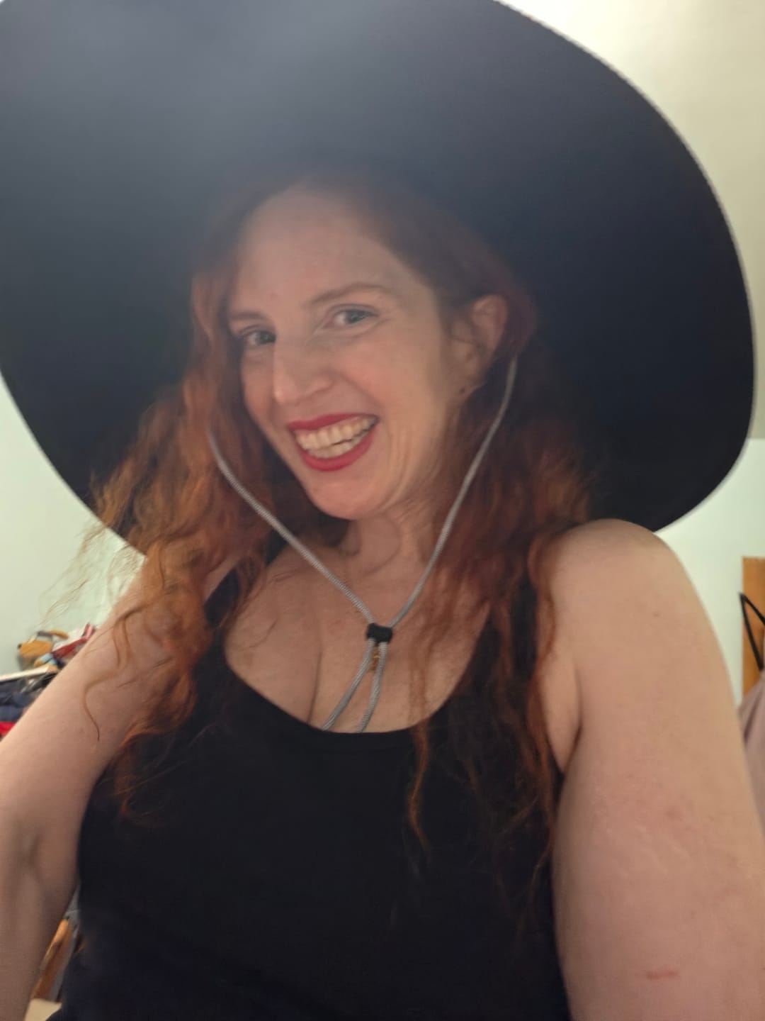 Customer photo review of Women's Wide Brim Sun Protection Hat UPF 100+ BM015