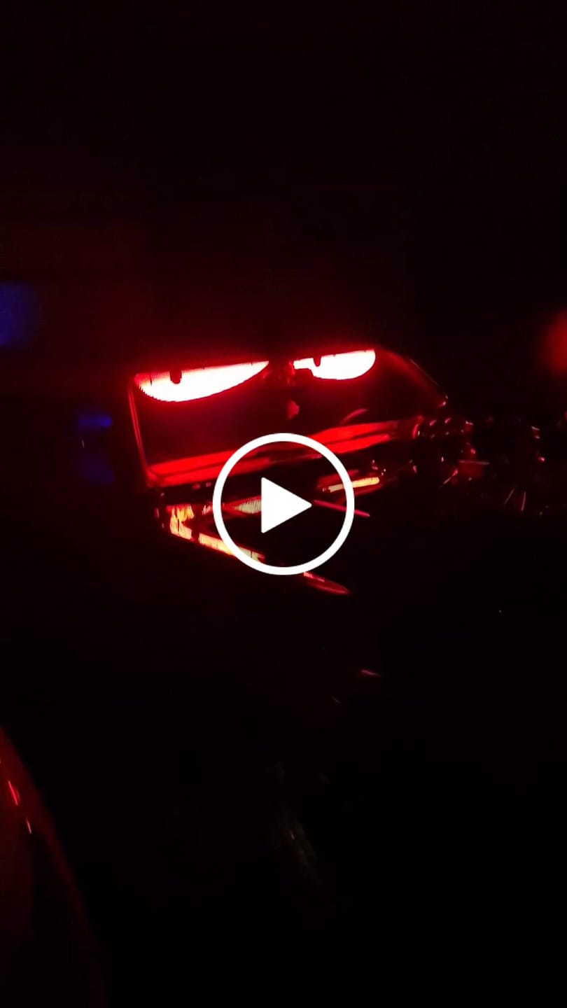 Customer video review of LED Windshield Eyes │ Night-Time Visibility With Style
