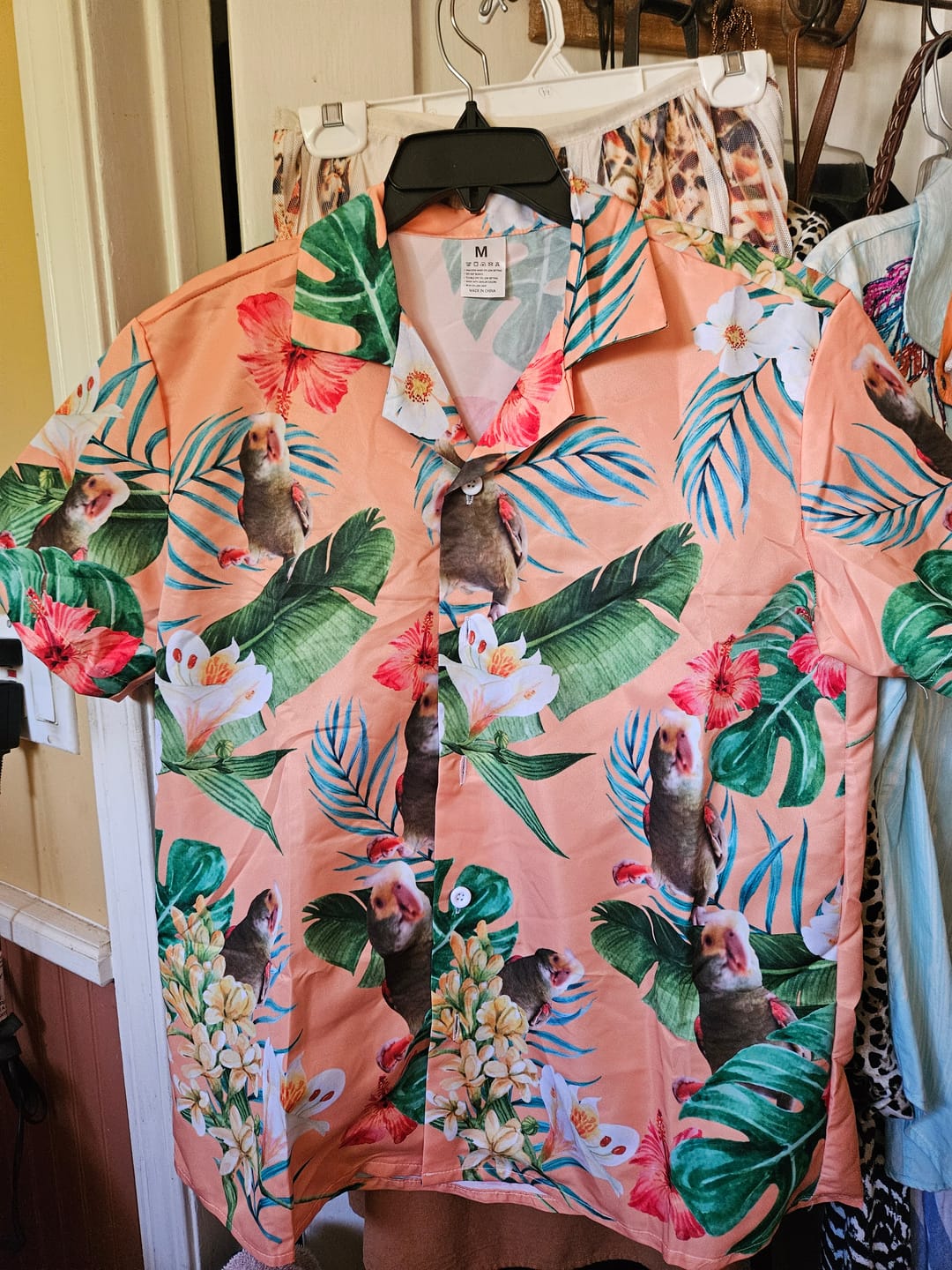 Customer photo review of Your photo - Personalized Hawaiian Shirt