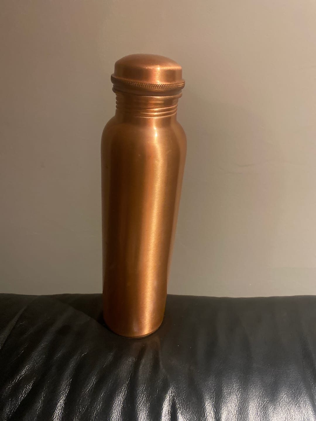 Customer photo review of Special Edition Plain Copper Water Bottle | Smooth Matte Finish for Pure Hydration