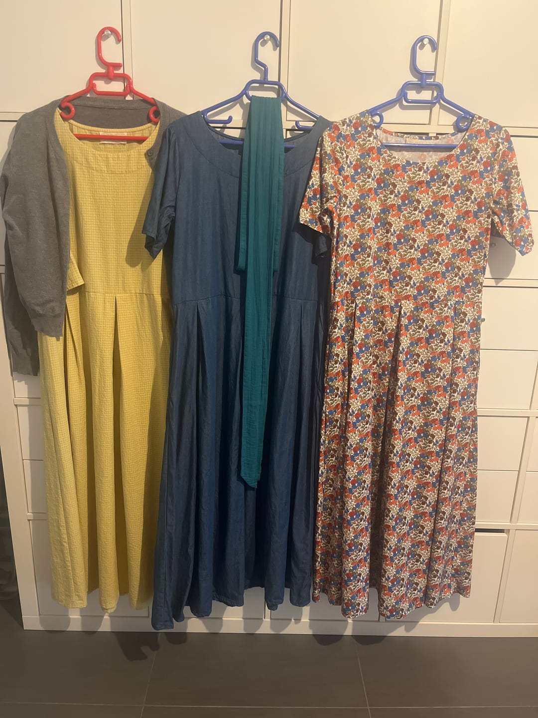 Customer photo review of Robe Louisa - Coton Petit floral poétique