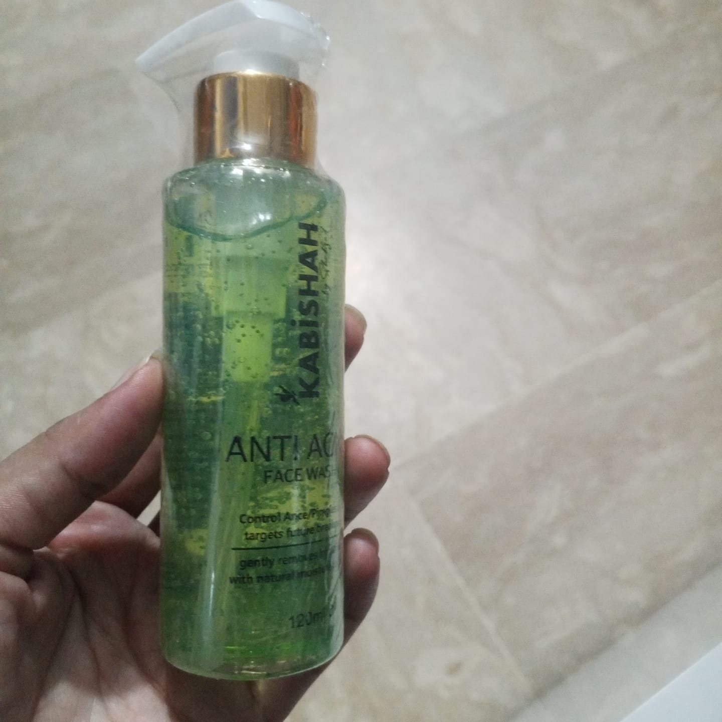 Customer photo review of ClearSkin Pro Anti Acne Face Wash Double Pack