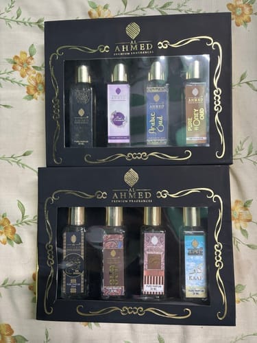 Customer photo review of AL AHMED 20ML SIGNATURE COMBO SET – KAAF | MARJ | BOMBAY OUD | BIN SHAIKH