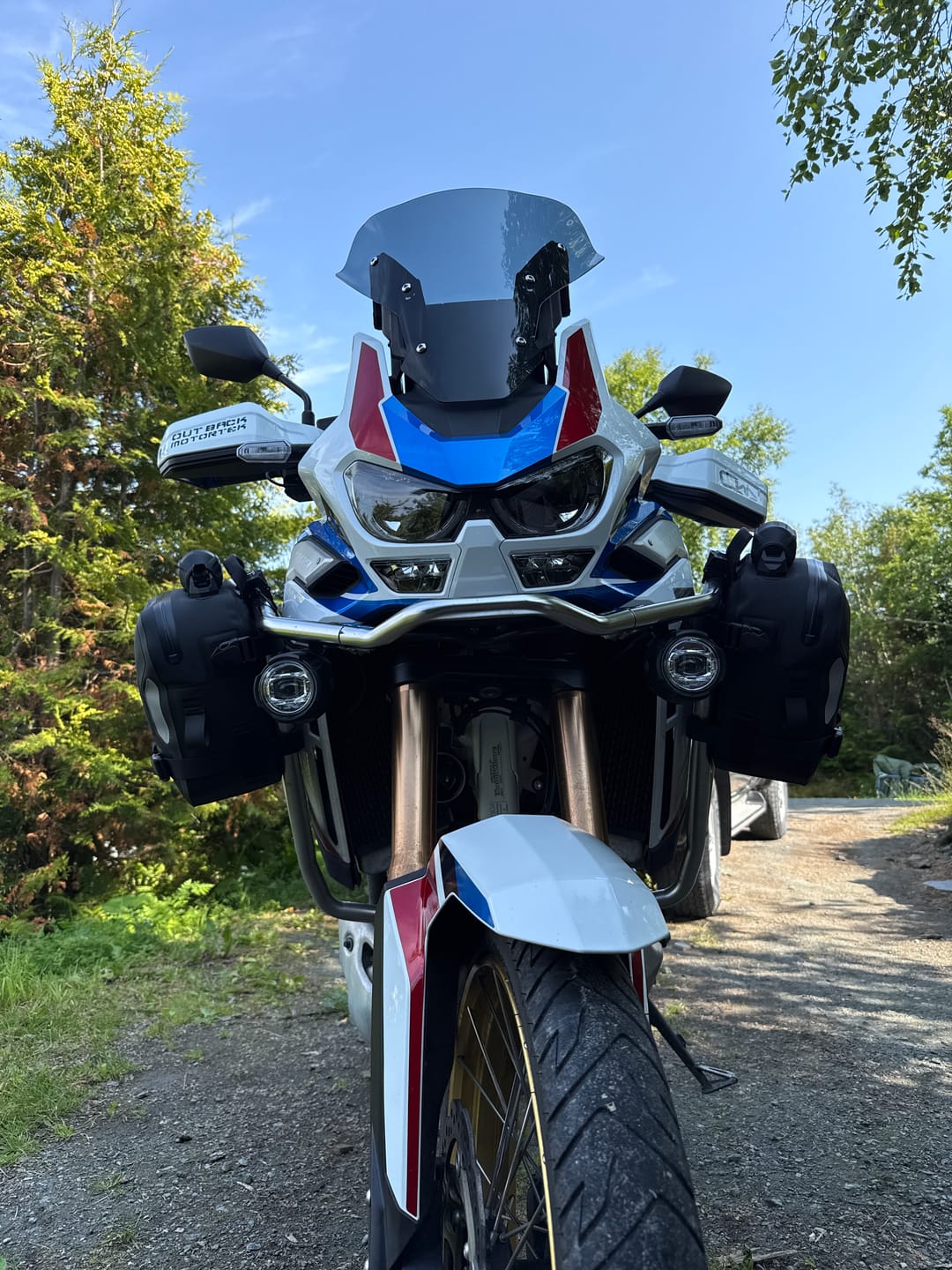 Customer photo review of LOBOO Wanderer BHGB05T — 300KG Inflatable Bag for 25mm Crash Bars