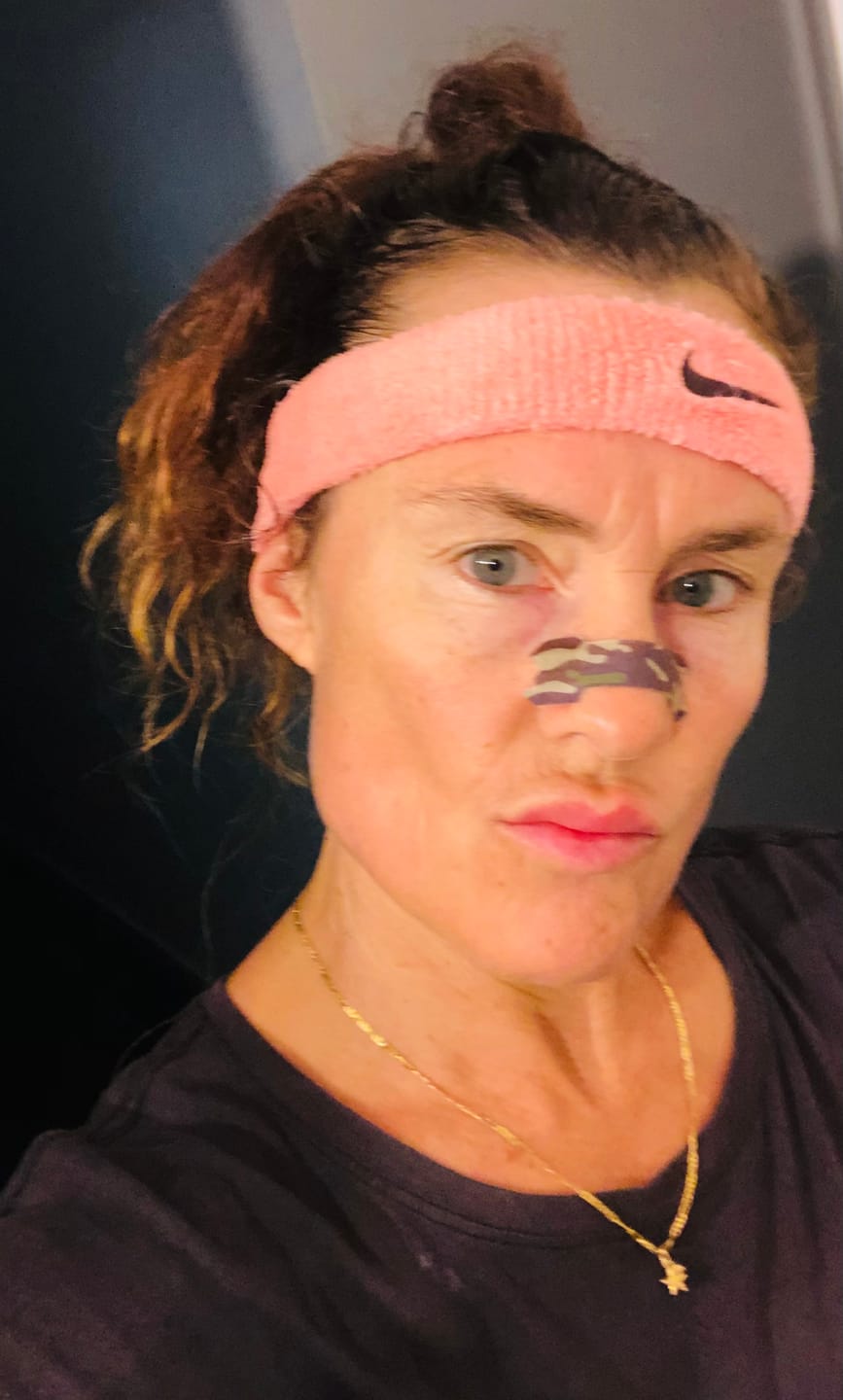 Customer photo review of Camo Nasal Strips