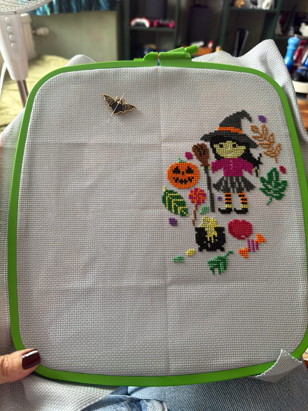 Customer photo review of Nurge Rectangular Plastic Hoops for Cross Stitch