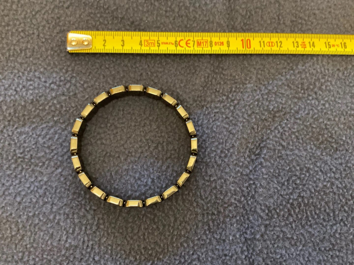 Customer photo review of Ferros® Hematite Bracelet