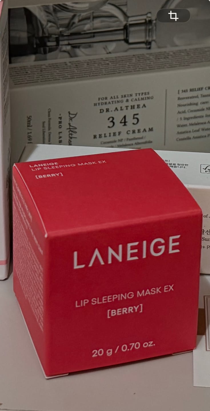 Customer photo review of Nakts maska lūpām LANEIGE Lip Sleeping Mask EX Berry