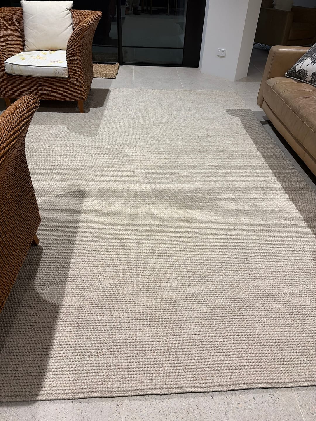 Customer photo review of Astro Natural Wool Rug