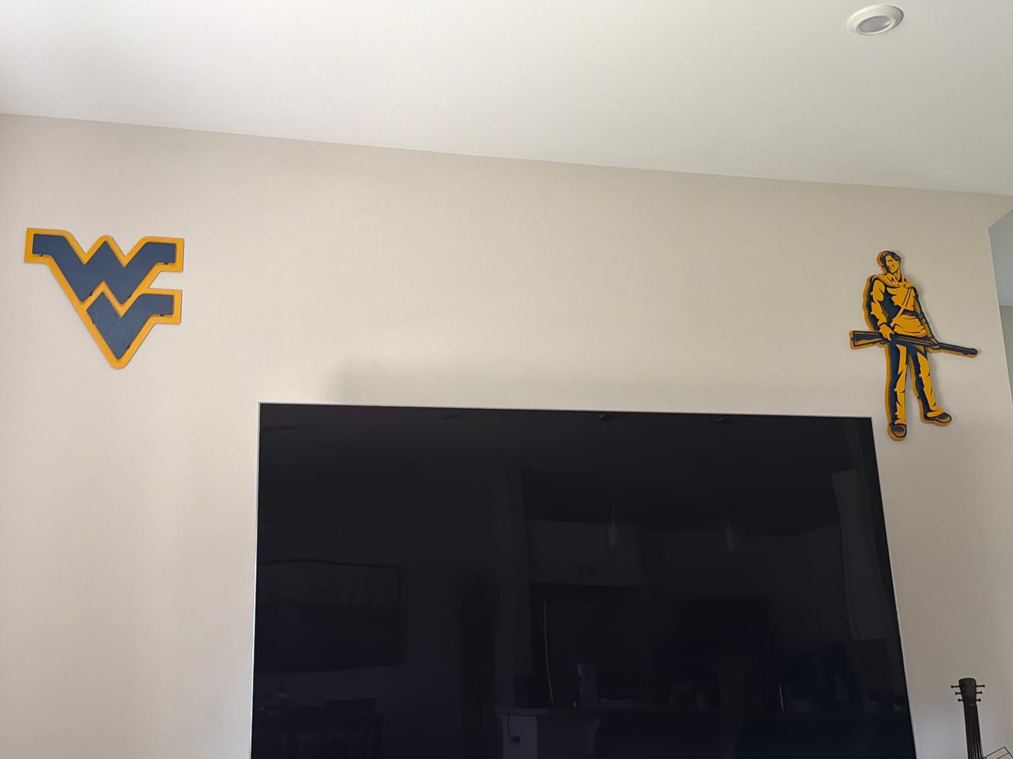 Customer photo review of West Virginia "MOUNTAINEER" 3D Metal Artwork