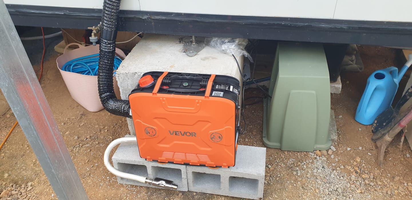 Customer photo review of VEVOR 8kW 12V/220V Diesel Air Heater With Bluetooth App Control