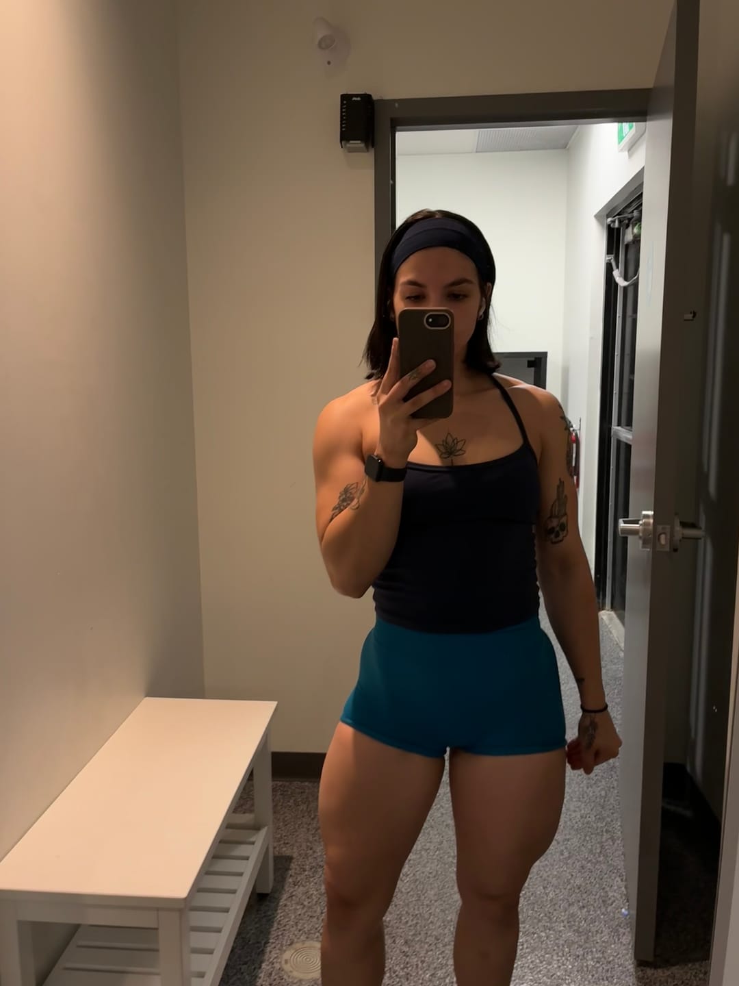 Customer photo review of Surge Tank Top | Navy