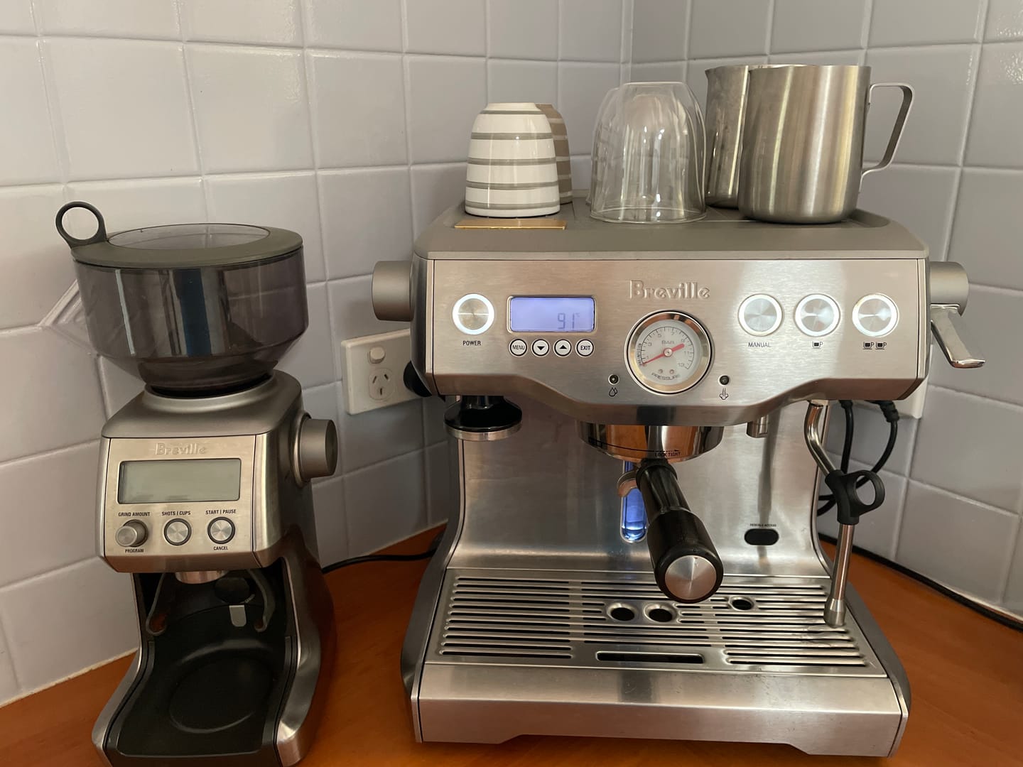 Customer photo review of High Diffusion Espresso Shower Screen - Breville