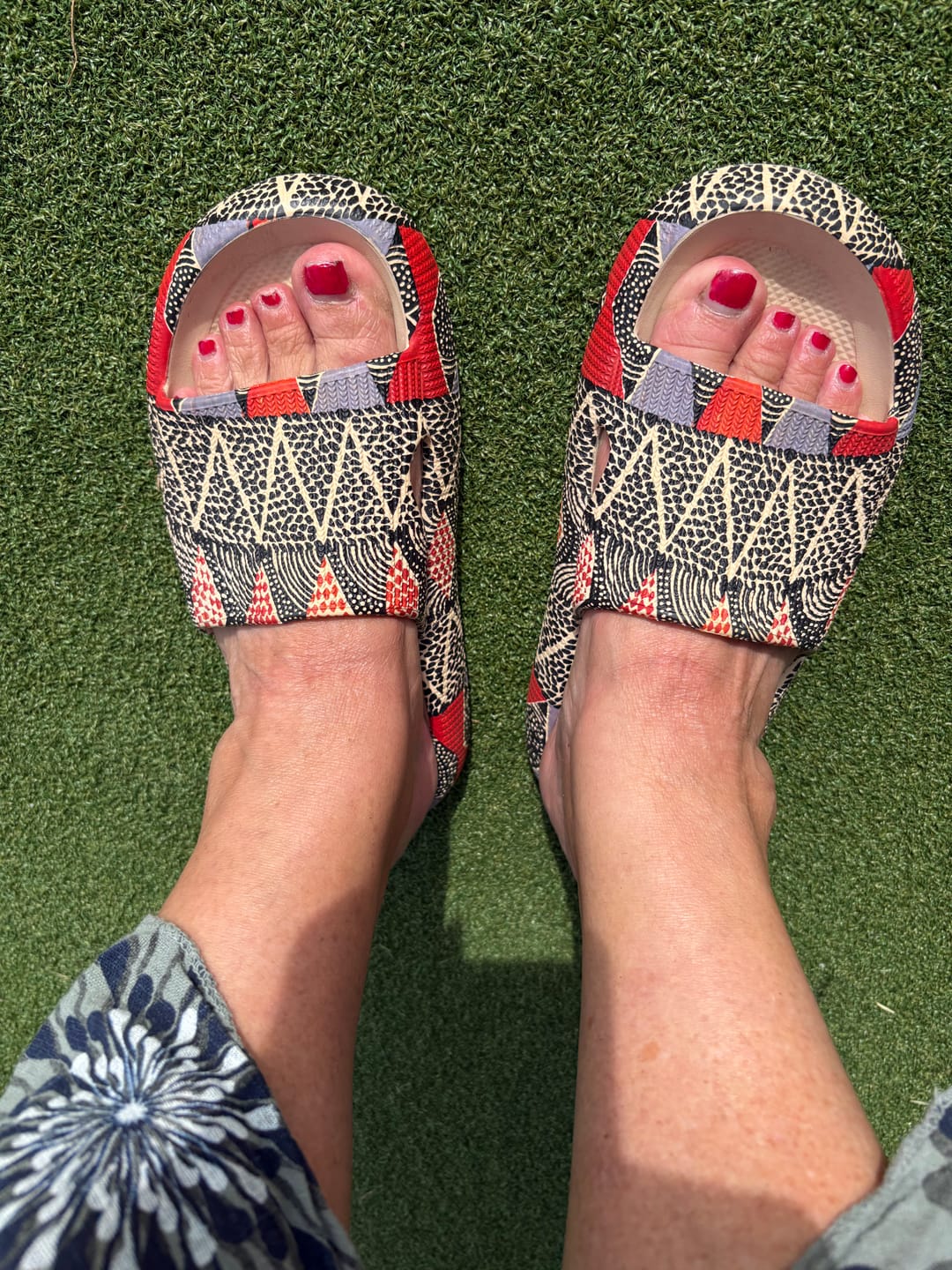 Customer photo review of HappyFlops Bohemian