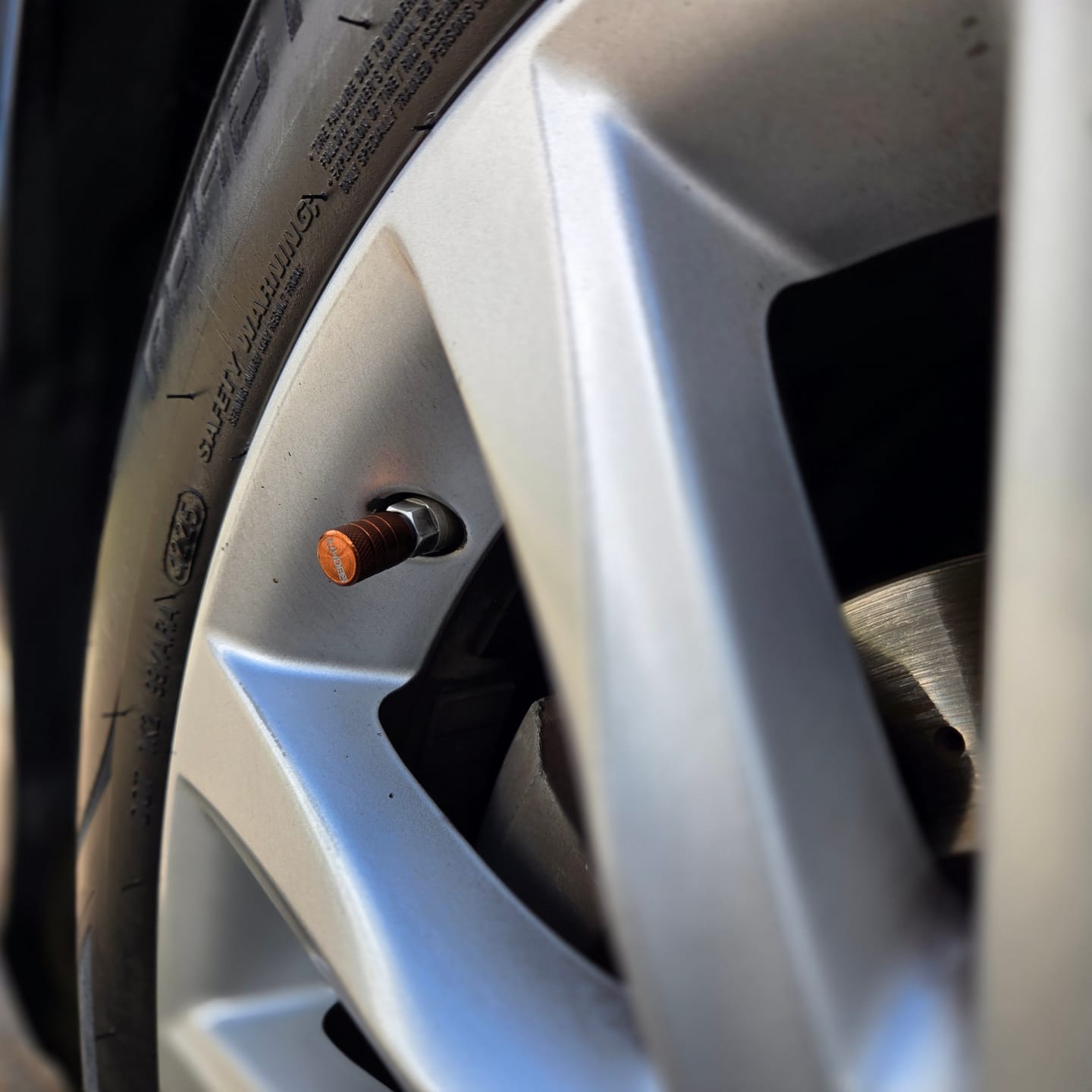 Customer photo review of 80Eighty® Bronze Valve Stem Caps