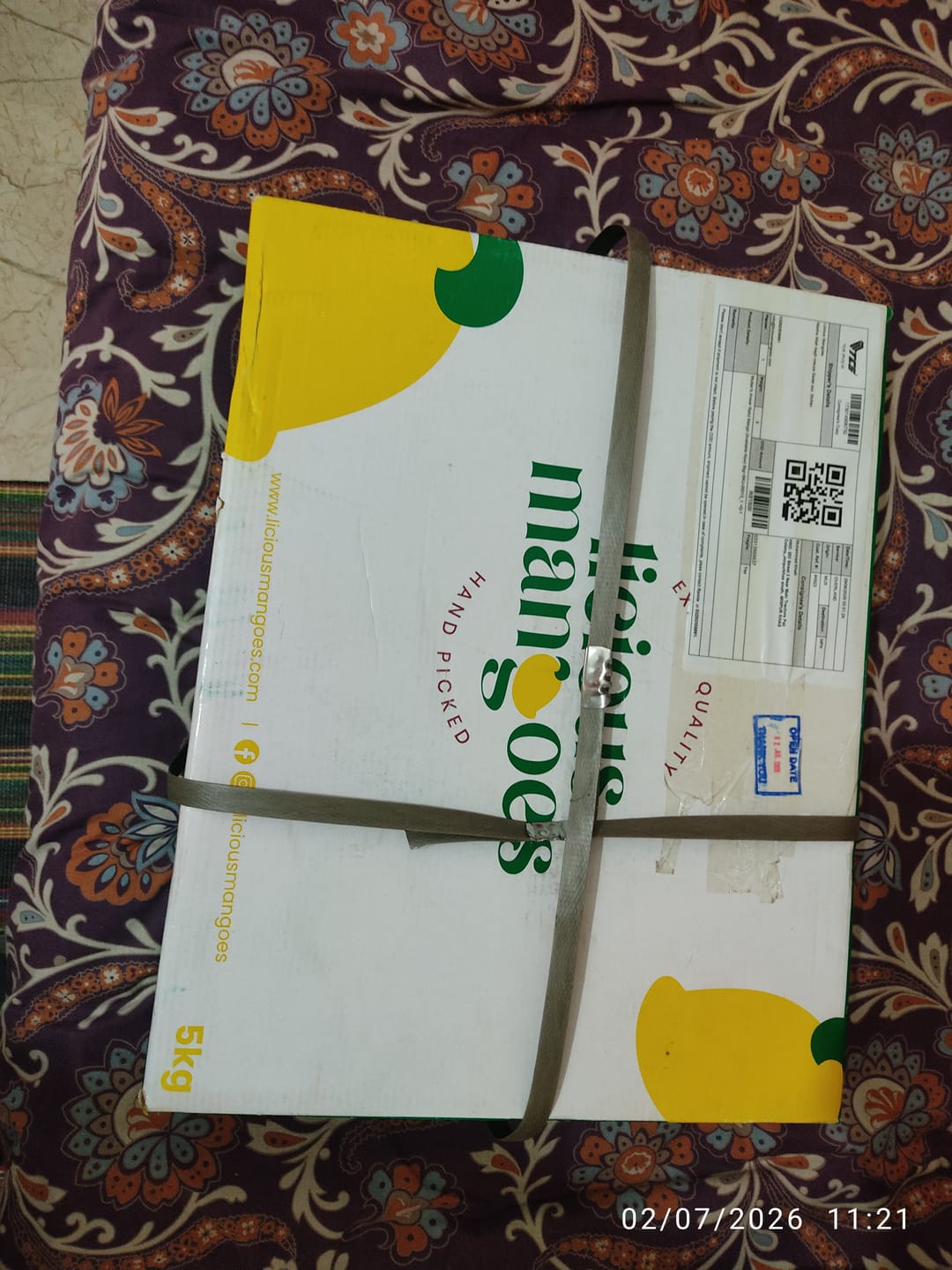 Customer photo review of Multan's Anwar Ratol Mango (Available Now)