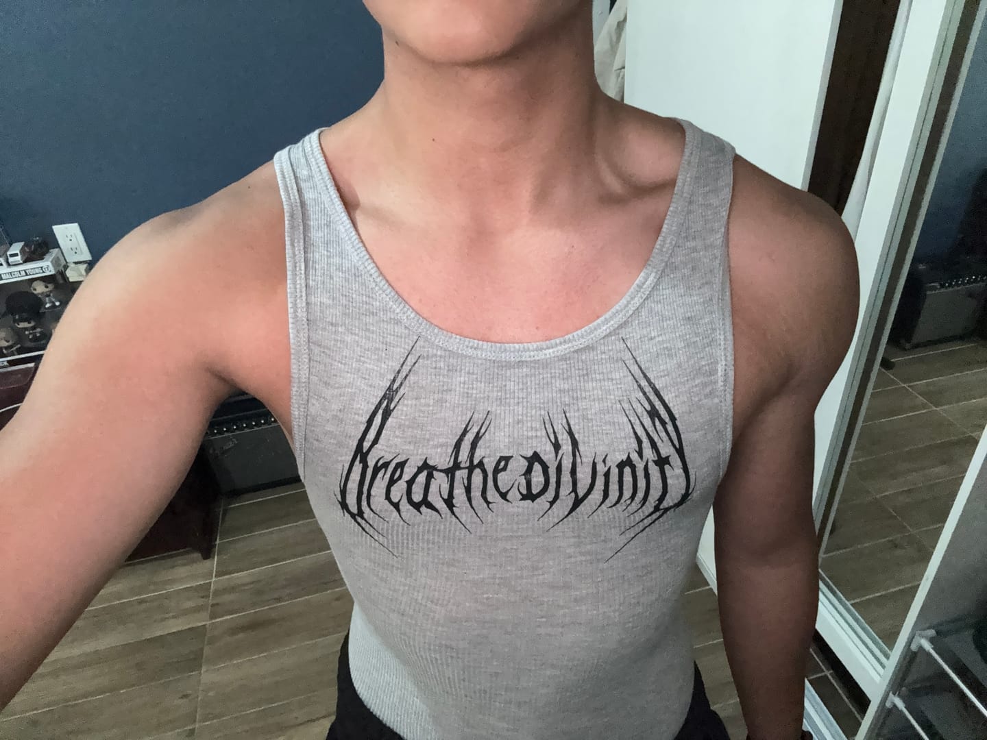 Customer photo review of MEN'S NOIR ADVANCED MAIDEN BEATER 2 PACK