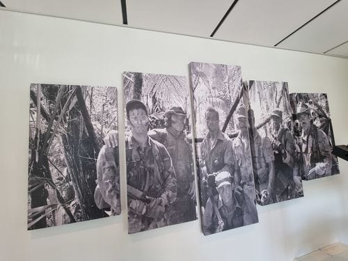 Customer photo review of Predator Crew Wall Art