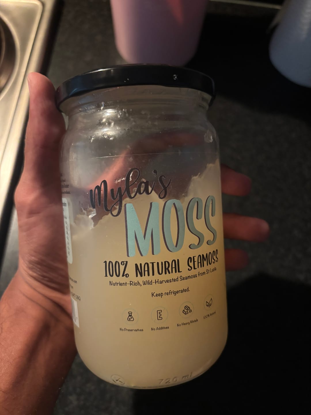 Customer photo review of Seamoss Gel