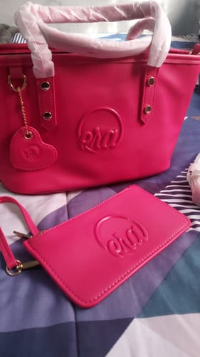 Customer photo review of Pink Mini Tote Bag