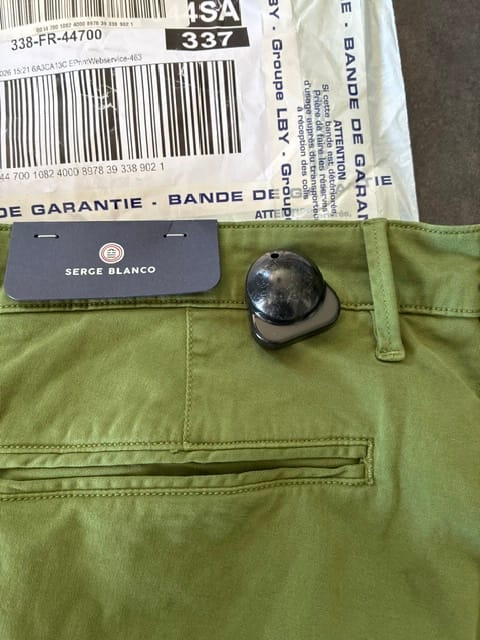 Customer photo review of Chino 702 en coton coupe confort vert olive