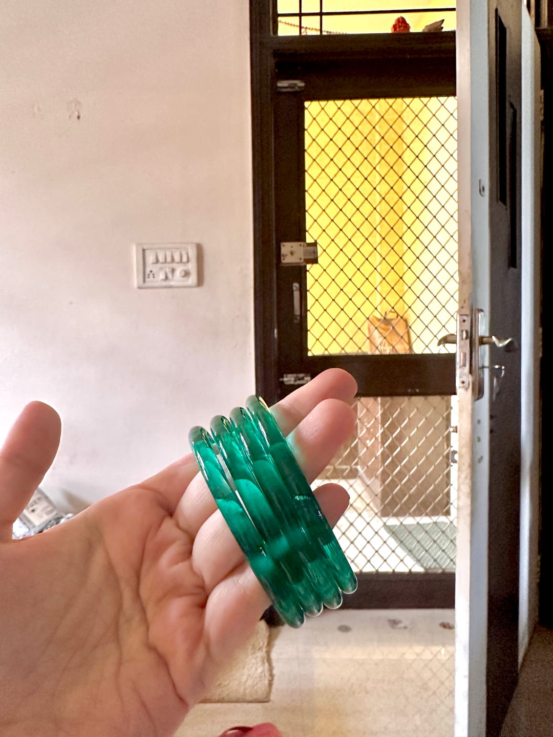 Customer photo review of Jelly Bangles 6mm Box of Seven