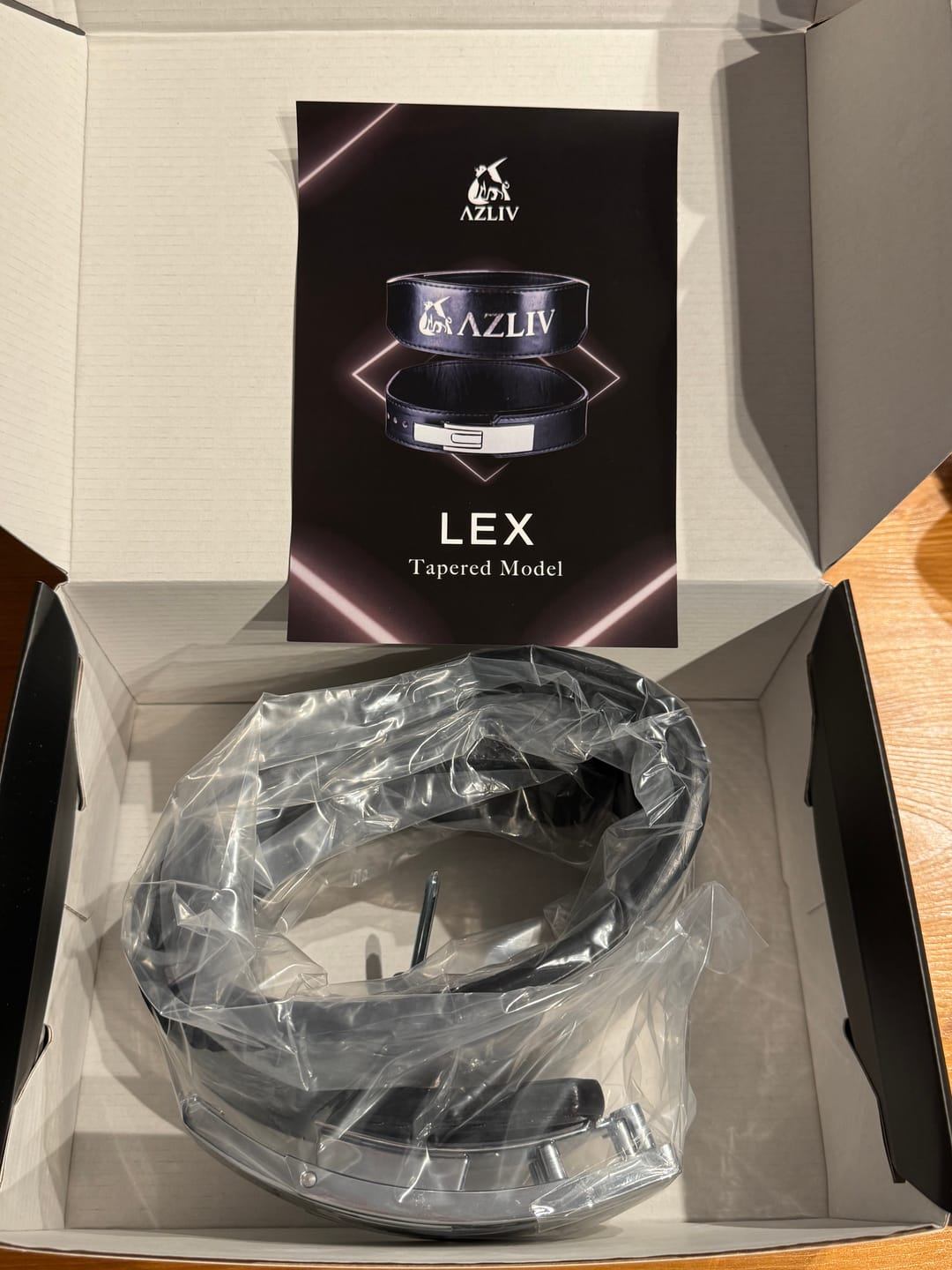 Customer photo review of レバーベルト LEX Tapered