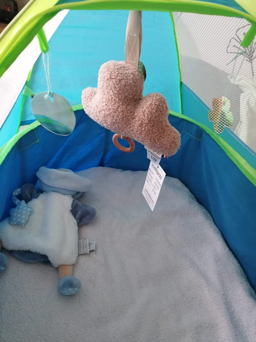 Customer photo review of Coussin musical-Minibam Summer