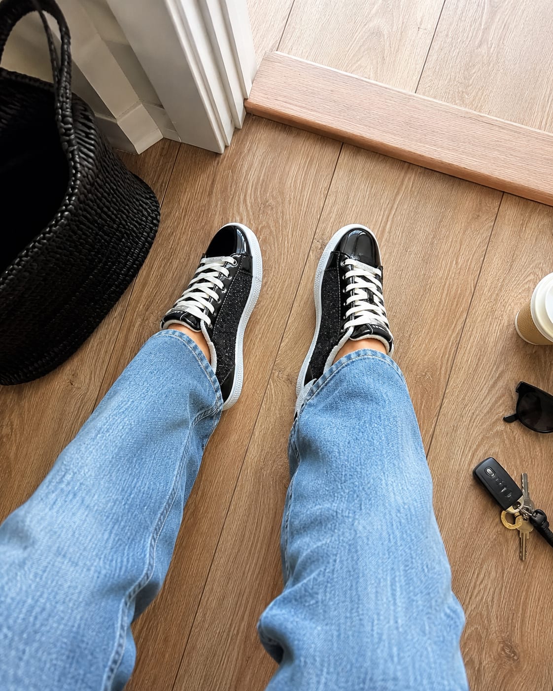 Customer photo review of Lucky Step Star Glitter Sneakers
