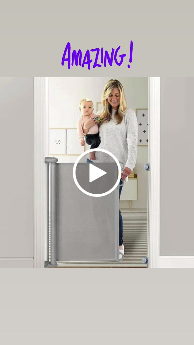 Customer video review of Momcozy Retractable Baby Gate