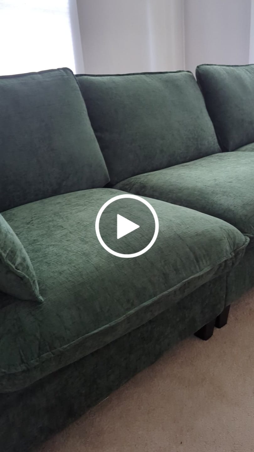Customer video review of IHanherry Puffy Modular Sofa