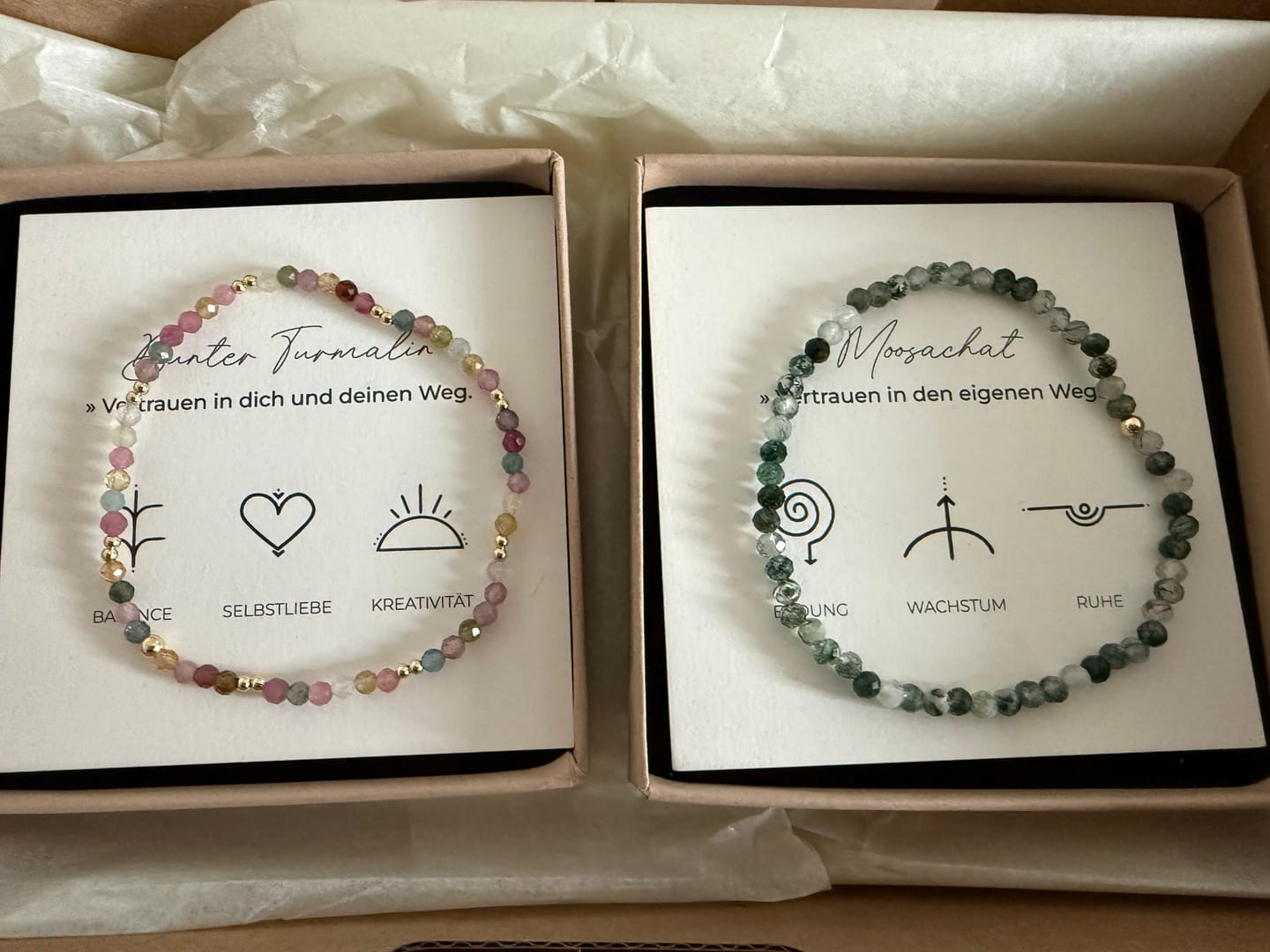 Customer photo review of Wild Heart Turmalin Armband