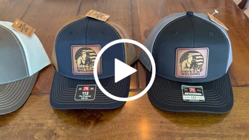 Customer video review of Richardson 112 Custom Leather Patch Hats