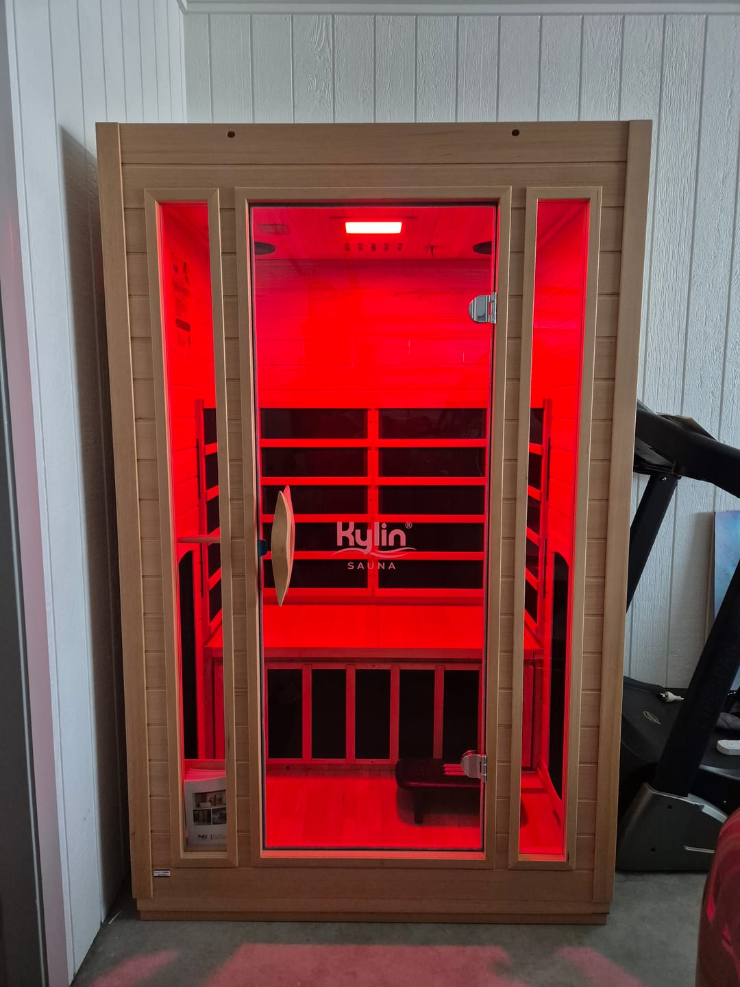 Customer photo review of Kylin Full Spectrum Low EMF Carbon Far Infrared Sauna 2 people - K8200 FS
