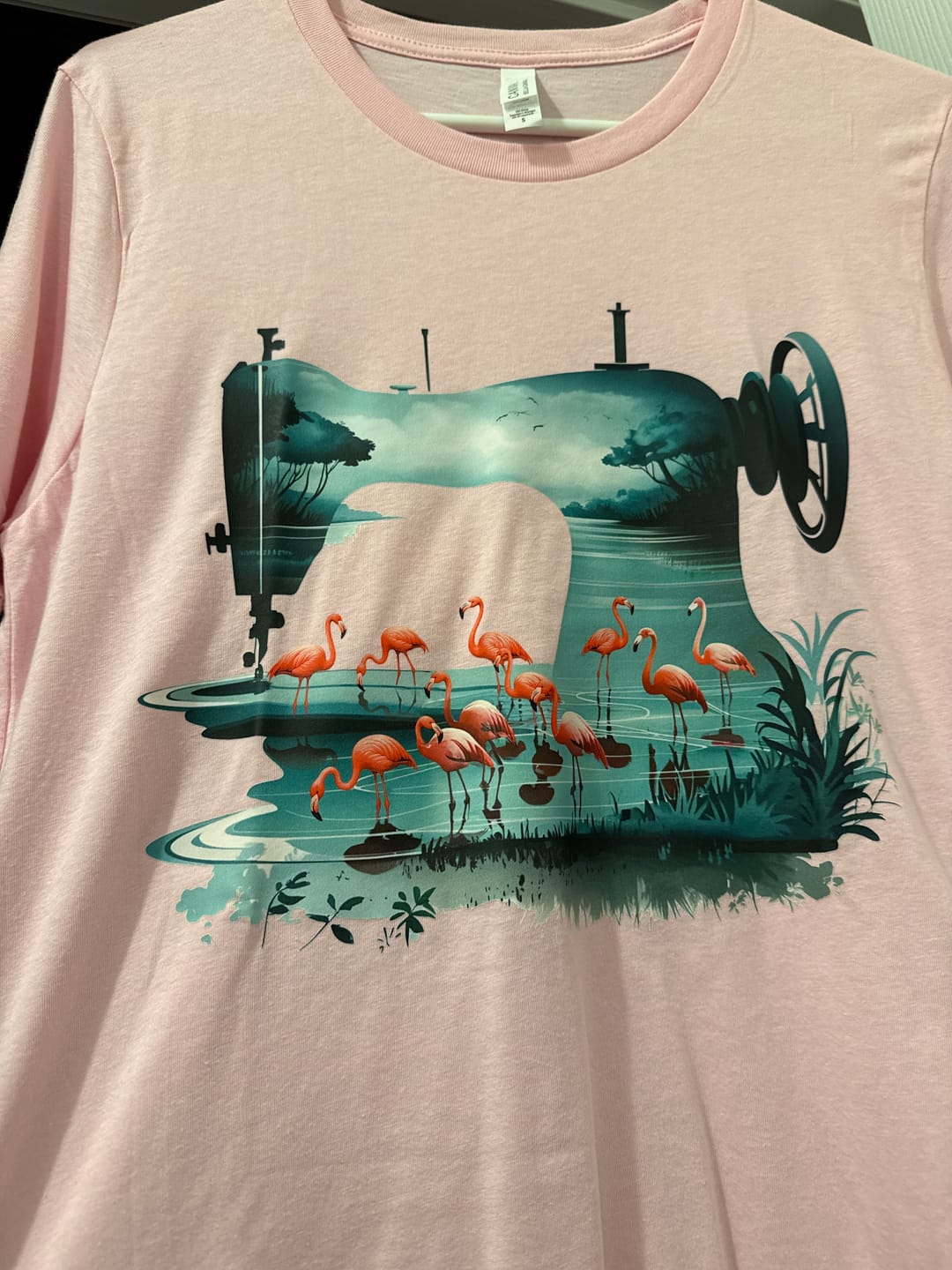 Customer photo review of Sewing Serenity T-shirt