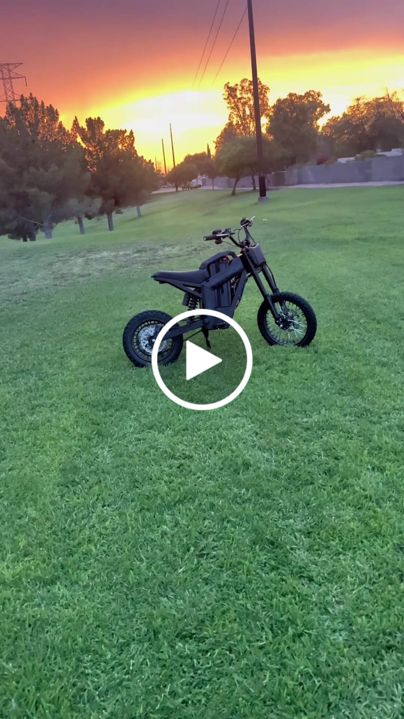 Customer video review of Glossy Motocutz Style Front Plate
