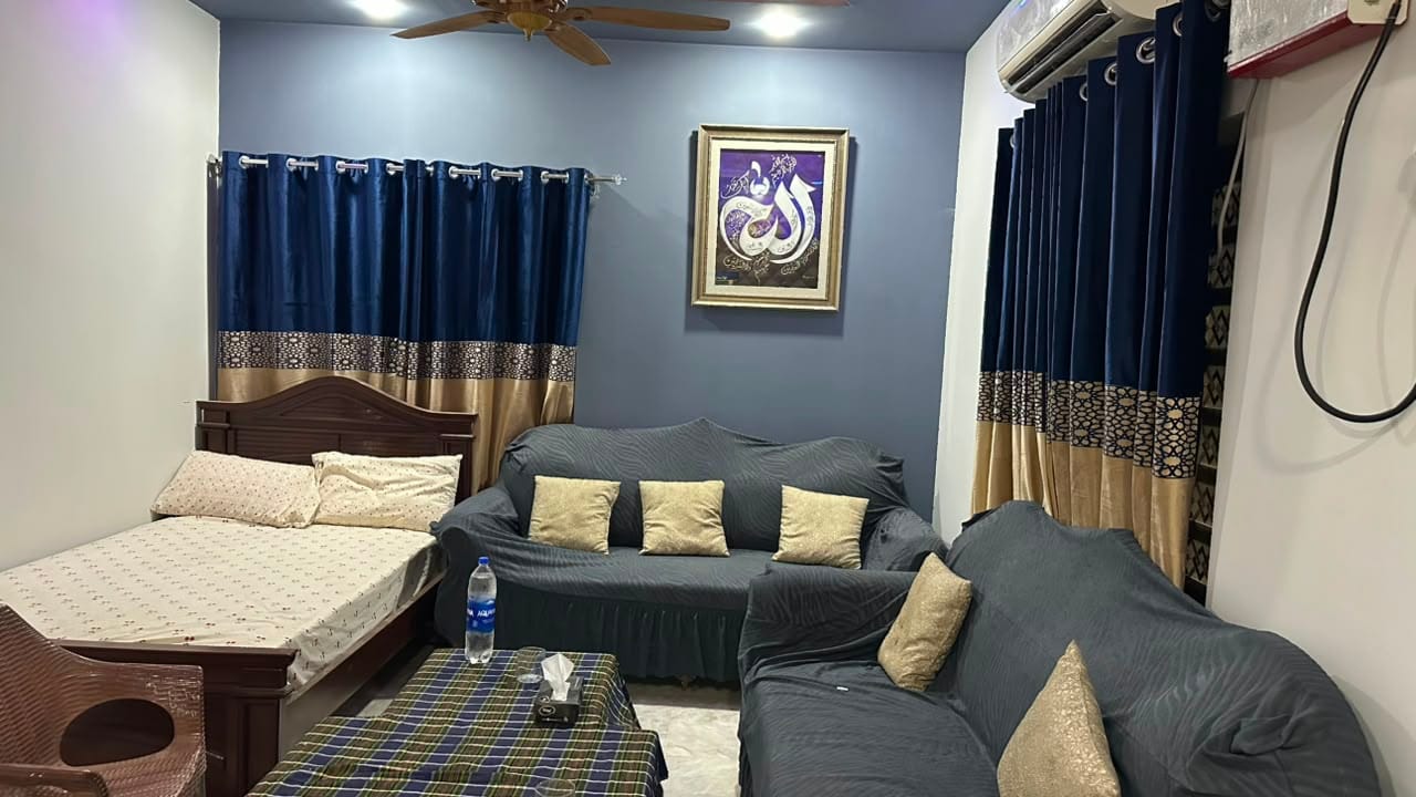 Customer photo review of 2 Pc's Luxury Velvet Embroidered Curtains Double Shaded With 2 Belts 54