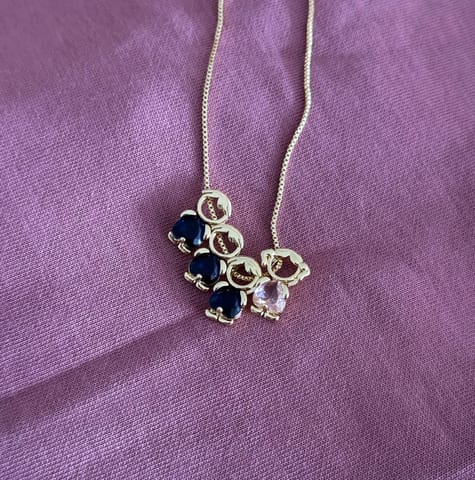 Customer photo review of Nivora – Kinder-Halskette