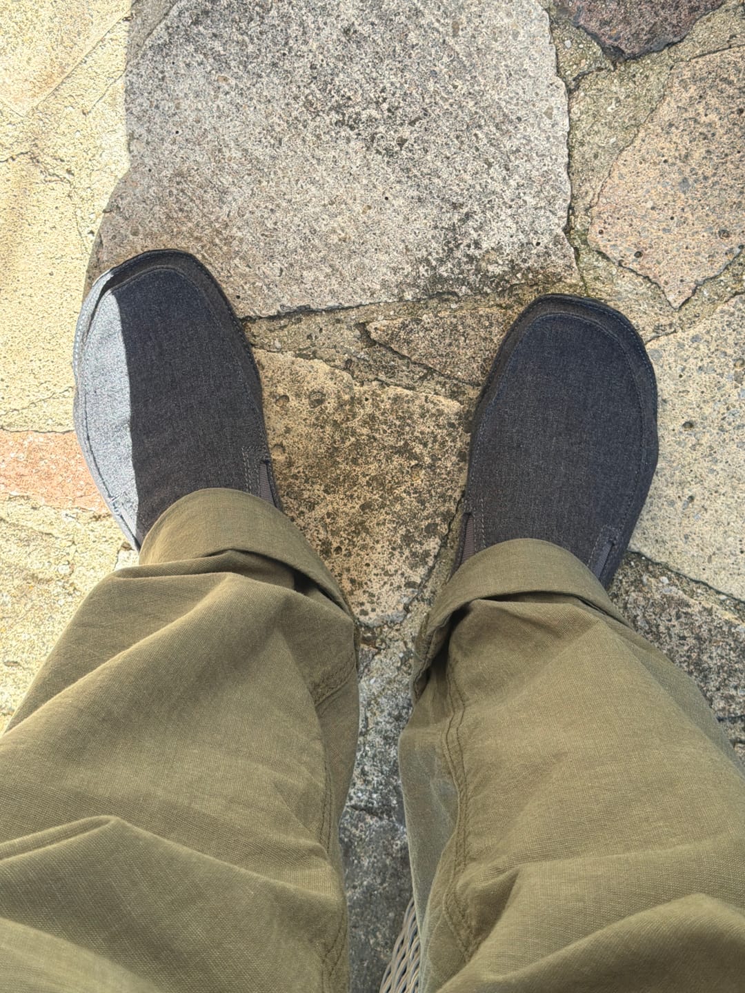 Customer photo review of Quarter Mens Moc Canvas Moonless Night