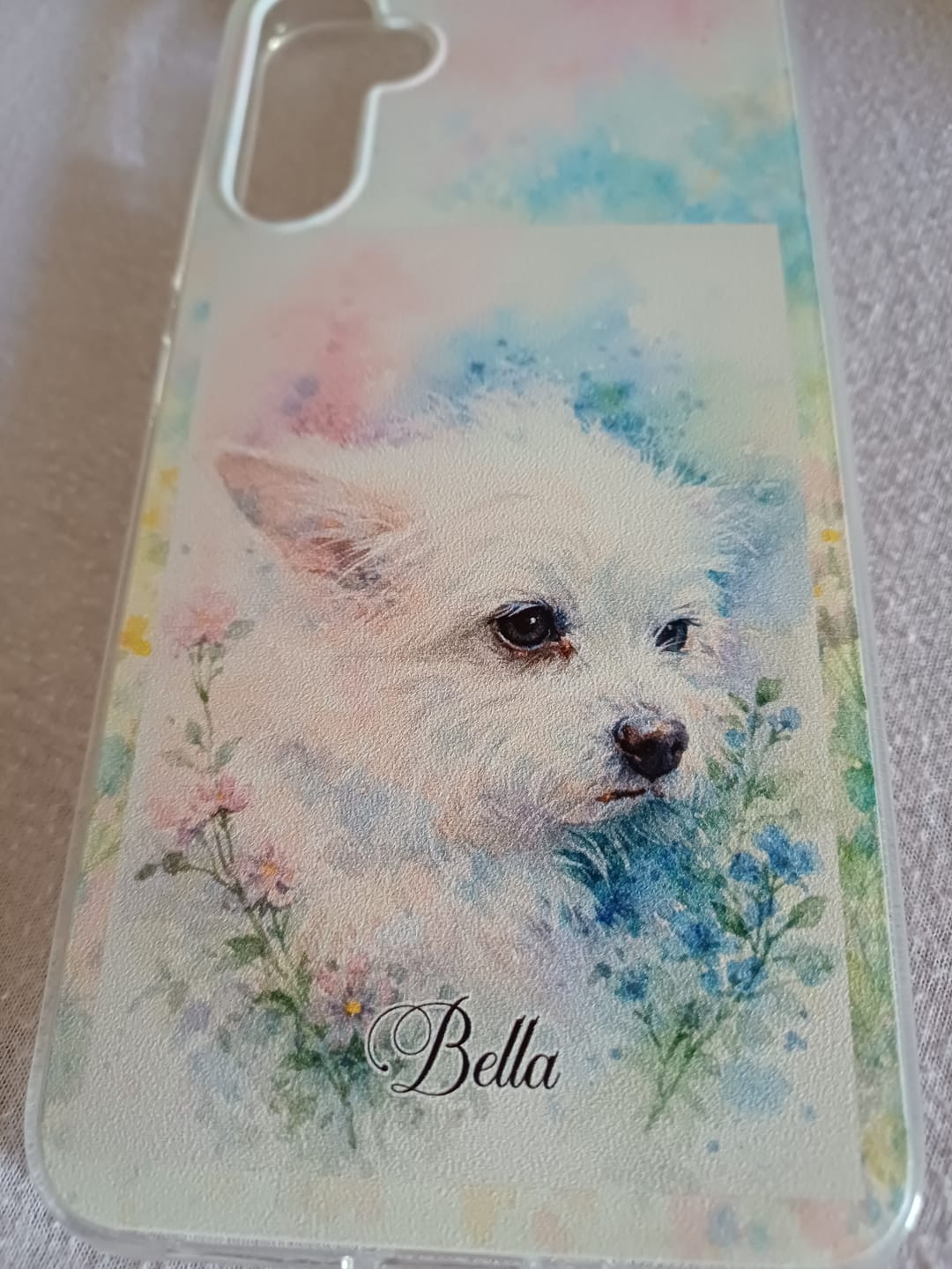 Customer photo review of Personalisierte Handyhülle - Aquarell