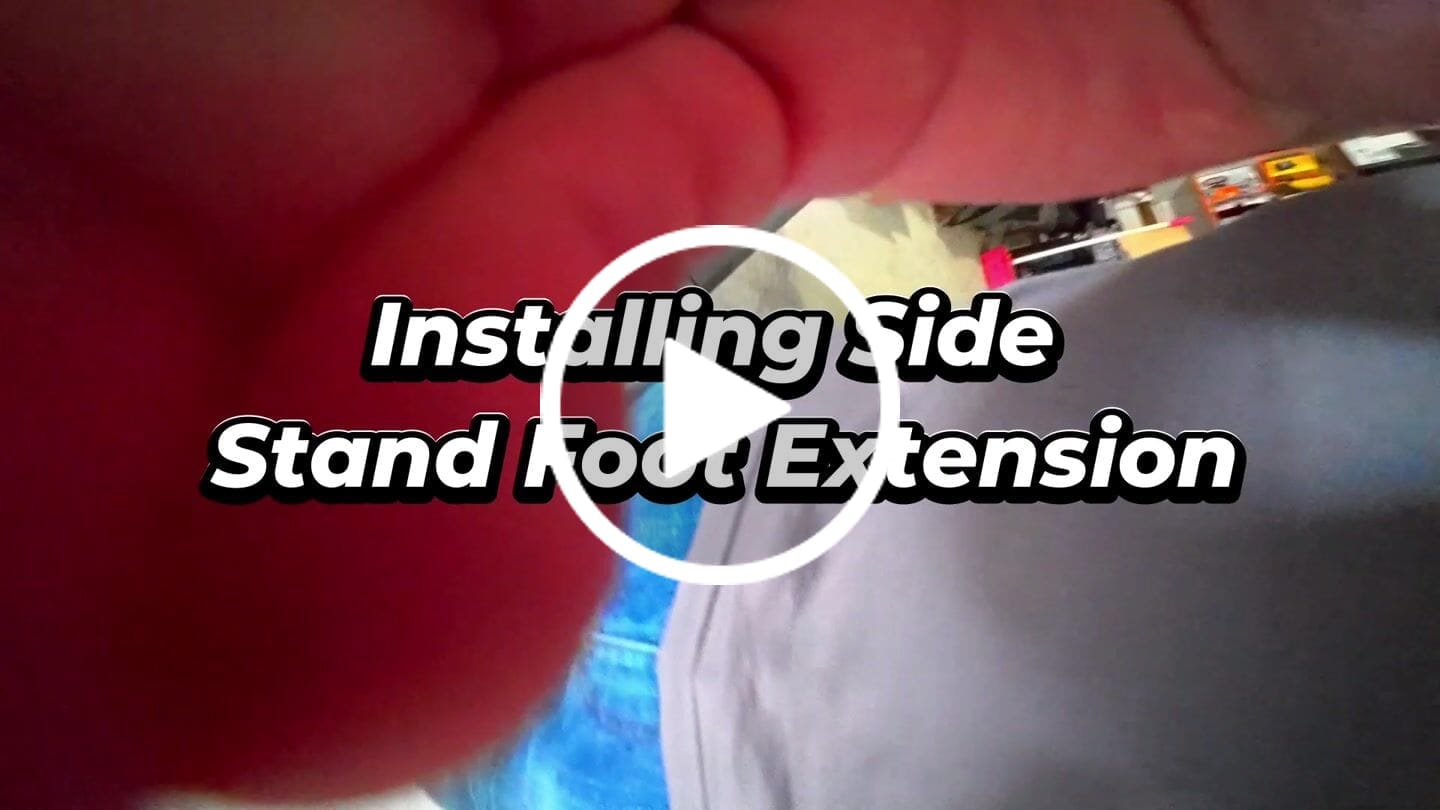 Customer video review of Side Stand Foot Extension BMW R1300GS / Adventure