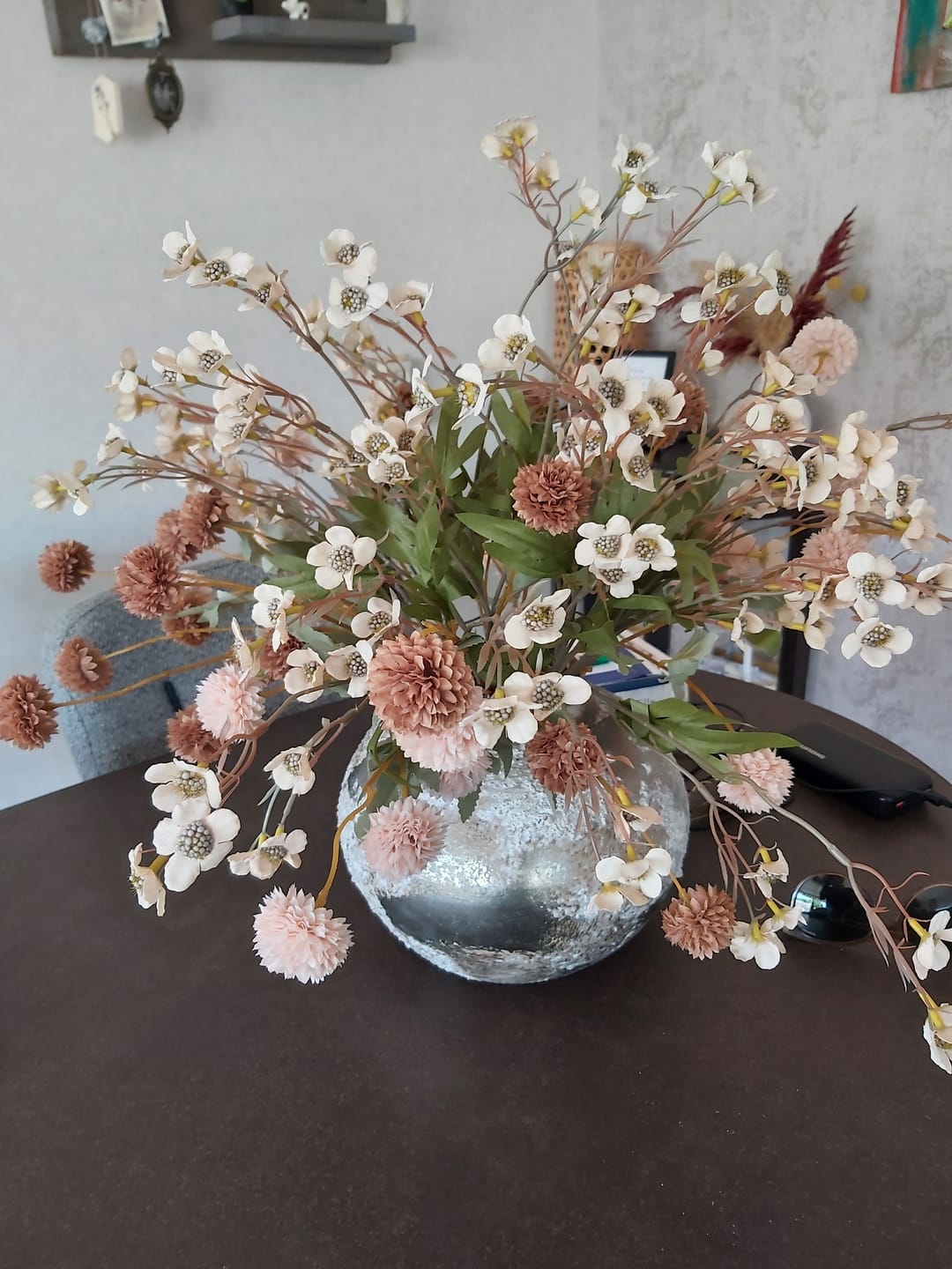 Customer photo review of Wax Arrangement - Crème mix