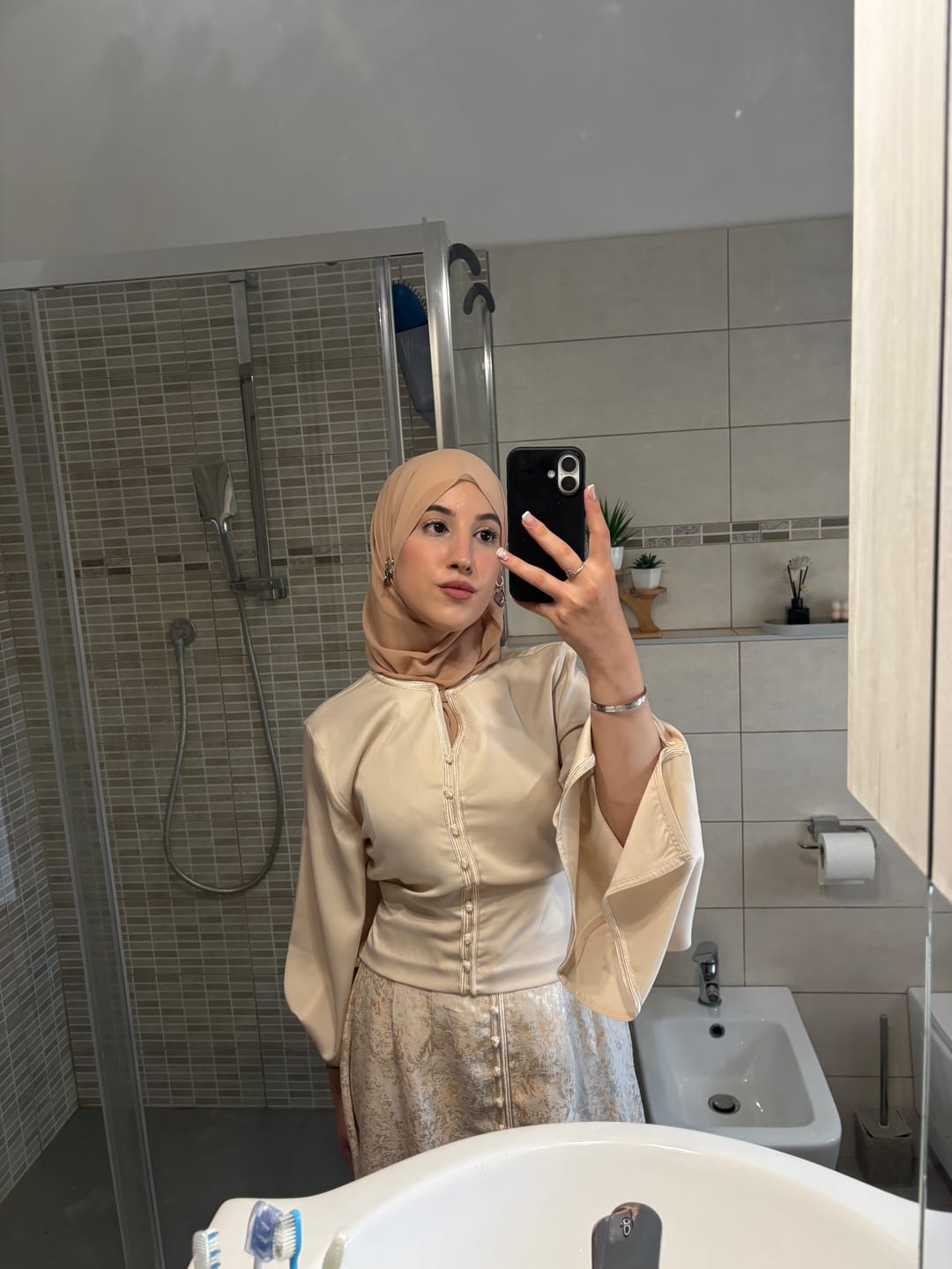 Customer photo review of Coordinato Aurea Beige