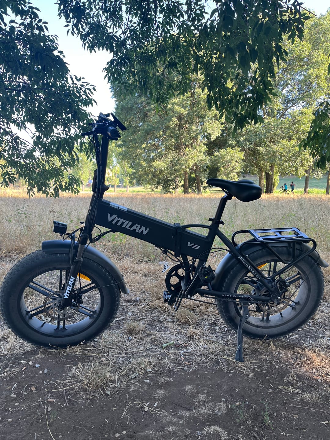 Customer photo review of V3 2.0 Folding Fat Tires Adult All Terrain Electric Bike